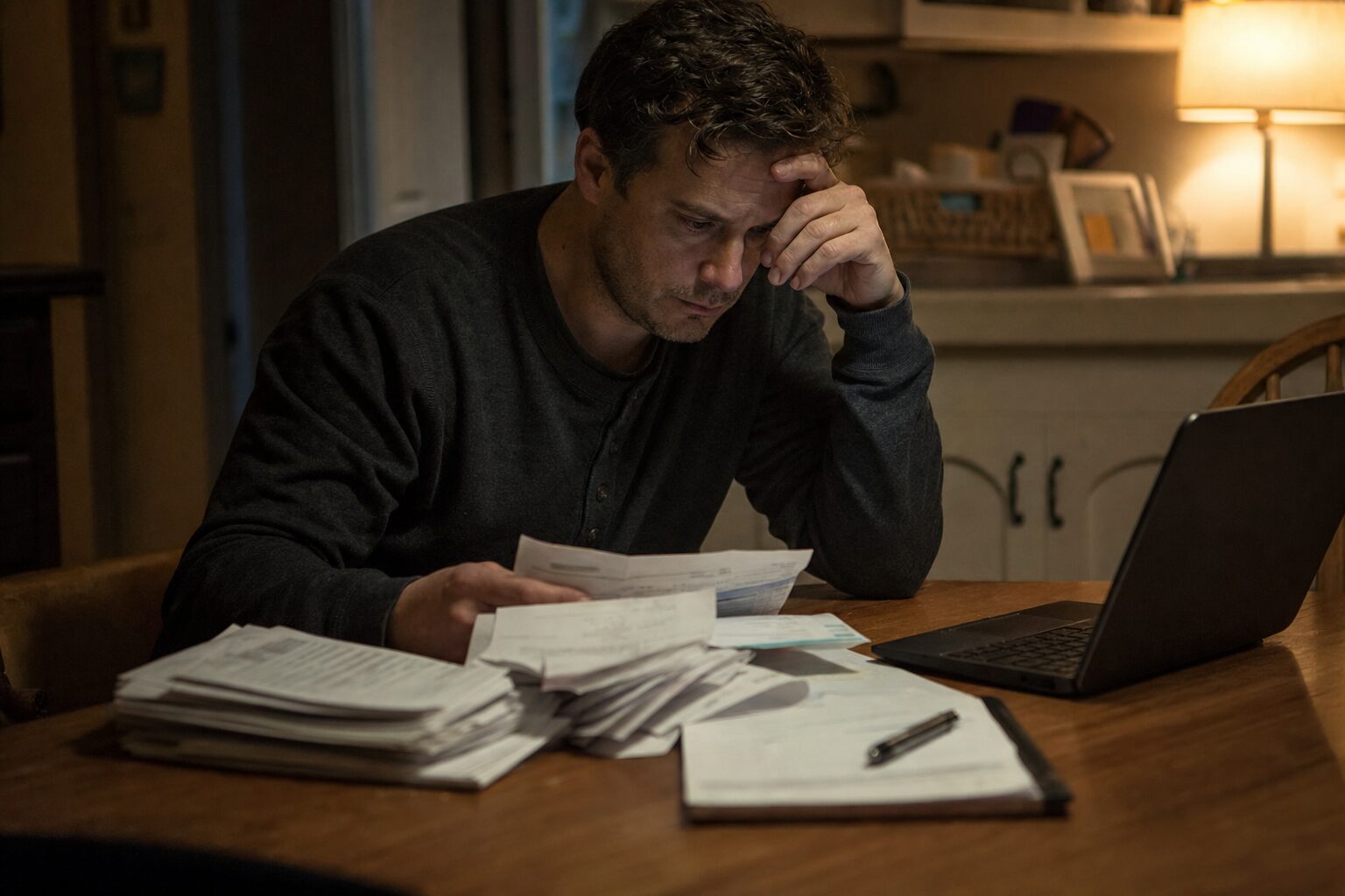 An HR lead and an employee reviewing coverage at a desk